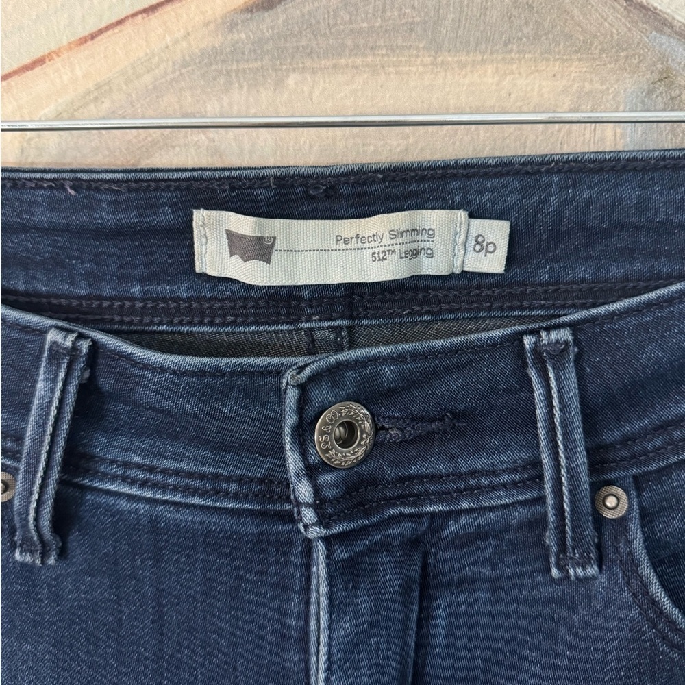 LEVIS Women’s 512 Perfectly Slimming Legging Jeans Size 8p - Picture 5 of 11